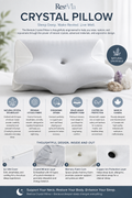 Restvia Crystal Ergonomic Pillow